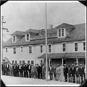 Recruits entering Pennsylvania Training School CoCoa Ave., Hershey, June 1, 1929.